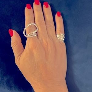 Modern Silver rings